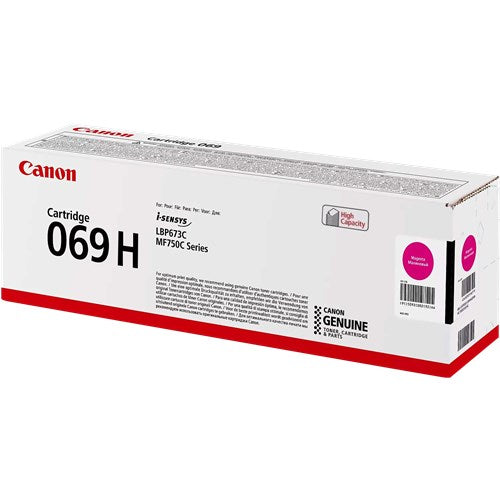 Canon CART069HM HIGH CAPACITY MAGENTA TONER FOR MF756Cx LBP674Cx 5.5K PAGE YIELD