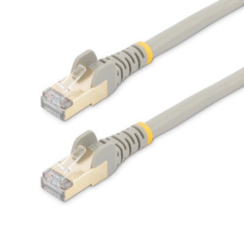 StarTech.com 3m CAT6a Ethernet Cable - 10 Gigabit Shielded Snagless RJ45 100W PoE Patch Cord - 10GbE STP Network Cable w/Strain Relief - Grey Individually Tested/Wiring is UL Certified/TIA