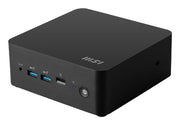 MSI CUBI NUC AI 1UMG-011BAU PC/workstation barebone Black 125H Intel SoC