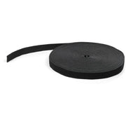 StarTech.com 50ft (15.2m) Hook and Loop Roll, Black, Cut-to-Size Reusable Cable Ties, Bulk Industrial Wire Fastener Tape, Adjustable Fabric Wraps, Reusable Self Gripping Cable Management Straps