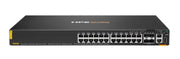 HPE Aruba Networking Networking CX6200F 24G Class-4 PoE 4SFP+ 370W Switch