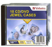 Verbatim CD/DVD Jewel Cases 1 discs Transparent
