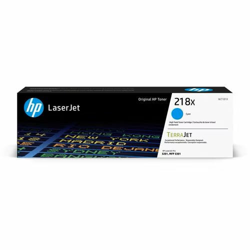 HP 218X CYAN LASERJET TONER CARTRIDGE 2.5K YIELD FOR 3301SDW / 3301FDW