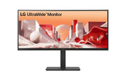 LG 34BA85QE-B computer monitor 86.4 cm (34") 3440 x 1440 pixels Wide Quad HD LCD Black