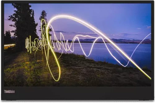Lenovo ThinkVision M15 Full HD Display IPS Monitor, 15.6-Inch Size, Black