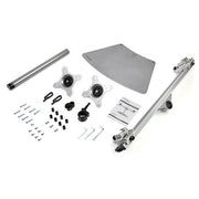 StarTech.com Dual Monitor Stand - Ergonomic Free Standing Dual Monitor Desktop Stand for two 24" (17.6lb/8kg) VESA Mount Displays - Synchronized Height Adjustable - Double Monitor Pole Mount - Silver
