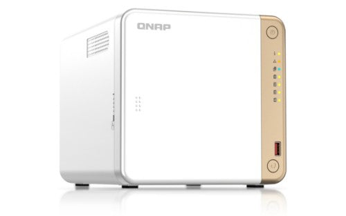 QNAP TS-462-4G NAS/storage server Tower Intel® Celeron® N4505 4 GB DDR4 0 TB QNAP QTS White