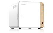 QNAP TS-462-4G NAS/storage server Tower Intel® Celeron® N4505 4 GB DDR4 0 TB QNAP QTS White