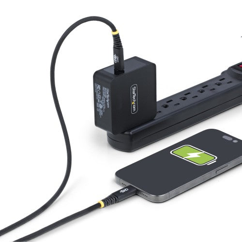 StarTech.com 10ft (3m) USB-C Charging Cable, Durable and Ultra-Flexible, 240W (5A) PD EPR, USB 2.0 Laptop Charger Cable, USB-IF Certified, Rugged USB-C Charging Cord