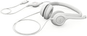 Logitech 981-001287 headphones/headset Wired Head-band Office/Call center USB Type-A White