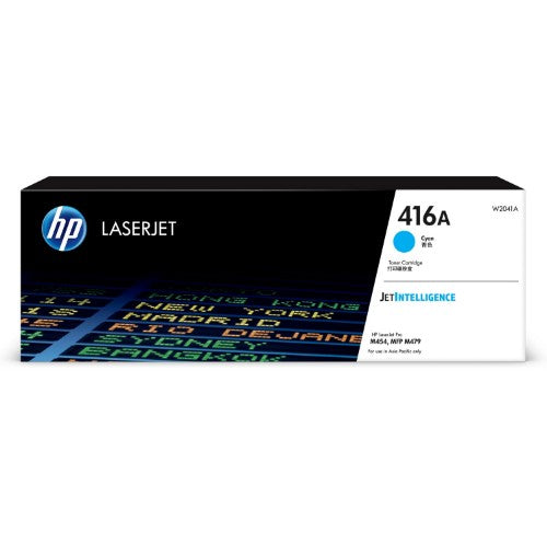 HP 416A CYAN TONER - APPROX 2.1K PAGES - M454, M479, M455, M480 MODELS
