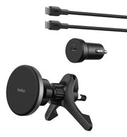 Belkin WIC010FQBK mobile device charger Universal Black Cigar lighter, USB Wireless charging Fast charging Auto