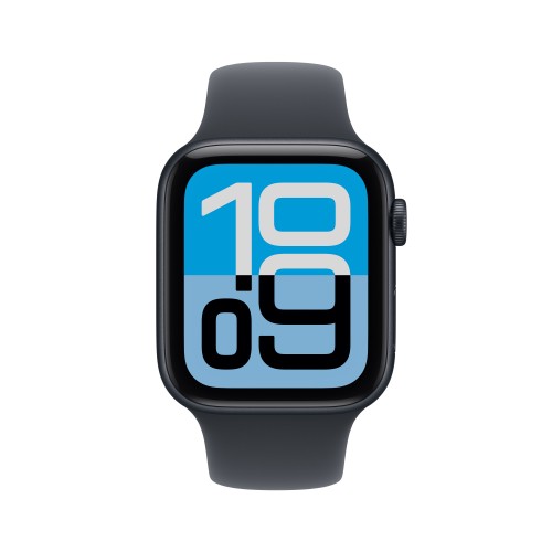 Apple Watch SE (3nd generation) SE 3 GPS + Cellular 44mm Midnight Aluminium Case with Midnight Sport Band - M/L