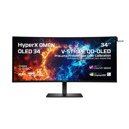 HyperX OMEN OLED 34 inch WQHD 360Hz Gaming Monitor - OMEN OLED 34