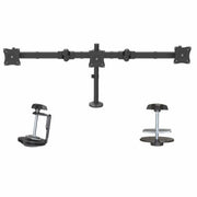 StarTech.com Desk Mount Triple Monitor Arm - Ergonomic VESA 3 Monitor Mount up to 27" (17.6lb/8kg) - Articulating & Height Adjustable Pole Mount - Tilt/Swivel/Rotate LCD/LED Screen - Desk Clamp/Grommet