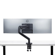 StarTech.com Monitor Desk Mount for up to 49in 32:9 Ultrawide Curved Screens, Mechanical Spring Arm, C-Clamp/Grommet, Tool-Less Adjustment, Max 44lb/20kg