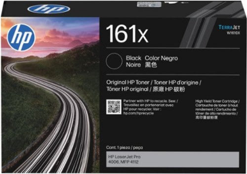 HP 161X BLACK LASERJET TONER CARTRIDGE HIGH YIELD