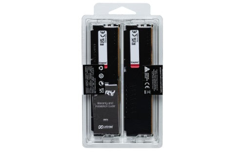 Kingston Technology FURY Beast 64GB 6000MT/s DDR5 CL36 DIMM (Kit of 2) Black