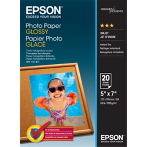 Epson Photo Paper Glossy - 13x18cm - 20 sheets