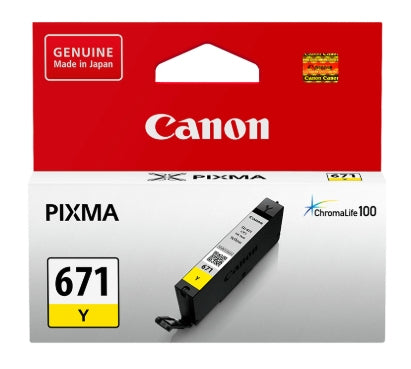 Canon CLI-671Y ink cartridge 1 pc(s) Original Standard Yield Yellow