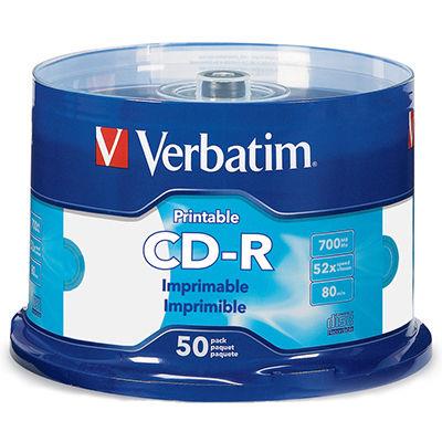 Verbatim CD-R InkJet 700 MB 52x 50 pc(s)
