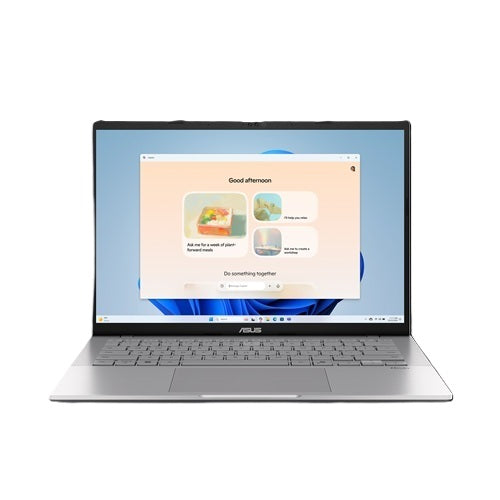 ASUS ASUS VivoBook S14 14' WUXGA OLED Notebook Intel Core Ultra 7 355 DDR5 Panther Lake 32GB 1TB SSD Silver Win 11 Home 49 TOPs 1Y Warranty