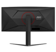 AOC G4 34" VA UWQHD 200Hz computer monitor 86.4 cm (34") 3440 x 1440 pixels UltraWide Quad HD LCD Black, Red