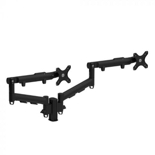 Atdec AWMS-2-D13-F-B monitor mount / stand 68.6 cm (27") Black Desk
