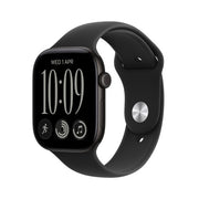 Apple Watch Series 12 GPS + Cellular 46mm Black Aluminium Case with Black Sport Band - M/L