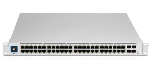 Ubiquiti UniFi Pro 48-Port PoE Managed L2/L3 Gigabit Ethernet (10/100/1000) Power over Ethernet (PoE) 1U Silver