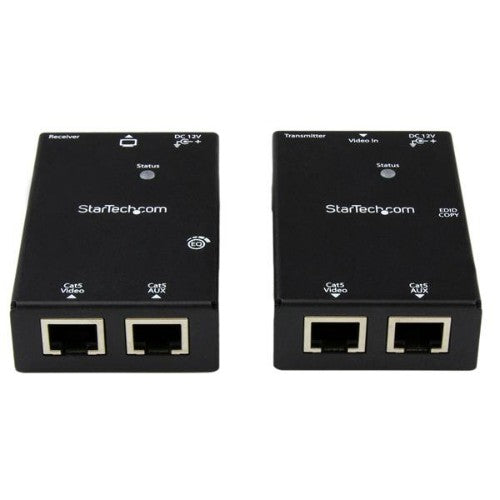StarTech.com HDMI Over CAT5e/CAT6 Extender with Power Over Cable - 165 ft (50m) - TAA