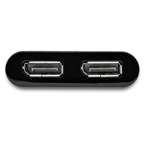 StarTech.com USB 3.0 to Dual DisplayPort Adapter, 4K 60Hz, DisplayLink Certified, USB to Dual DP Display Adapter, Dual DisplayPort Adapter for Mac & Windows