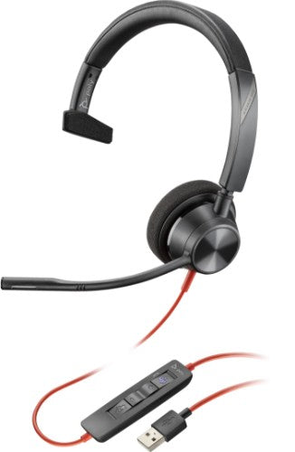 HP Poly Poly Blackwire 3310 Microsoft Teams Certified USB-A Headset
