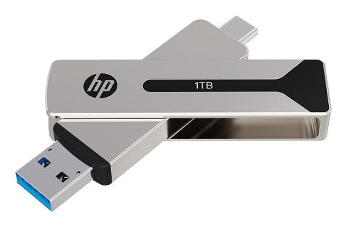 HP 911 Pro USB flash drive 256 GB USB Type-A / USB Type-C 3.2 Gen 2 (3.1 Gen 2) Silver