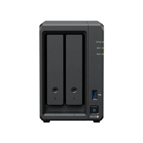 Synology DiskStation DS725+ NAS/storage server Ryzen Embedded R1600 4 GB DDR4 0 TB Black