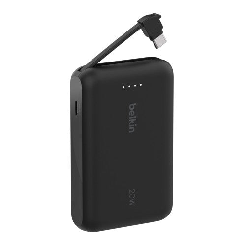 Belkin BoostCharge Power Bank 10K with Integrated Cable