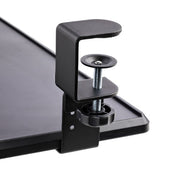 StarTech.com Under-Desk Keyboard Tray, Clamp-on Ergonomic Keyboard Holder, Up to 12kg (26.5lb), Sliding Keyboard and Mouse Drawer with C-Clamps, Height Adjustable Keyboard Tray (3.9/4.7/5.5 in) - TAA