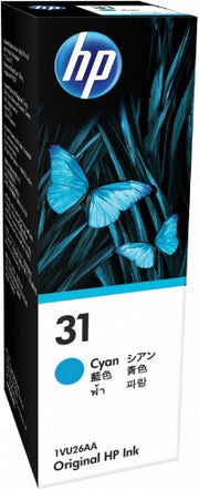 HP 31 70ML 8000 PAGES CYAN INK BOTTLE FOR HP SMART TANK 455