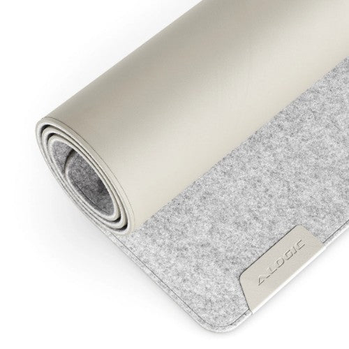 ALOGIC Duo Reversible Desk Mat with Premium Felt and Vegan Leather