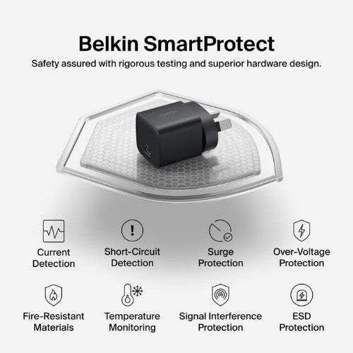 Belkin BoostCharge Smartphone Black AC Fast charging Indoor