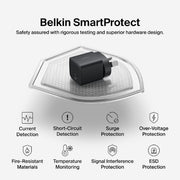 Belkin BoostCharge Smartphone Black AC Fast charging Indoor