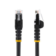 StarTech.com 50cm CAT6 Ethernet Cable - LSZH (Low Smoke Zero Halogen) - 10 Gigabit 250Mhz 100W PoE RJ45 10GbE UTP Network Patch Cord Snagless with Strain Relief - Black, CAT 6, ETL Verified, 24AWG