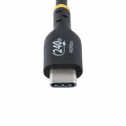 StarTech.com 13ft (4m) USB-C Charging Cable, Charge & Sync, 240W (5A) PD EPR, USB 2.0 Laptop Charger Cable, USB-IF Certified, TPE Jacket - Black USB C Charging Cord