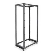 StarTech.com 42U 4-Post Server Rack, 19in Open Frame Rack with 40in (101cm) Mounting Depth and 1323lb (600kg) Weight Capacity, Mobile or Floor Mount IT Rack