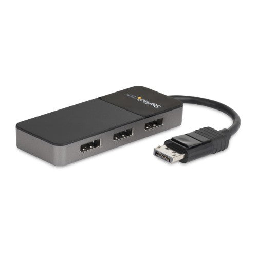 StarTech.com 3-Port DisplayPort 1.4 Splitter, DisplayPort to 3x DP Multi-Monitor Adapter, Triple 4K Computer MST Hub, USB Bus-Powered - Windows Only