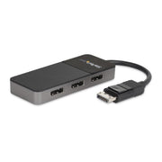StarTech.com 3-Port DisplayPort 1.4 Splitter, DisplayPort to 3x DP Multi-Monitor Adapter, Triple 4K Computer MST Hub, USB Bus-Powered - Windows Only