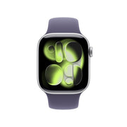 Apple Watch Series 11 GPS 42mm Silver Aluminium Case with Purple Fog Sport Band - S/M