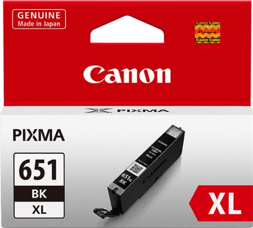 CANON CLI651XLBK INKJET CARTRIDGE HIGH YIELD BLACK