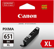 CANON CLI651XLBK INKJET CARTRIDGE HIGH YIELD BLACK