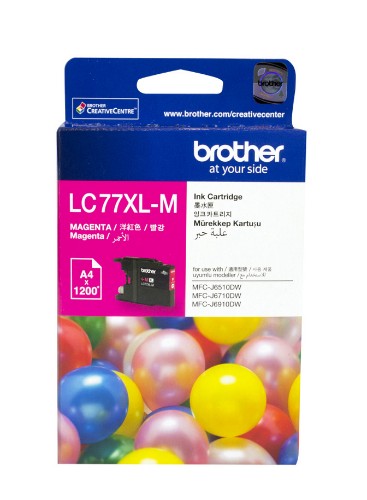 Brother LC77XLM ink cartridge 1 pc(s) Original High (XL) Yield Photo magenta